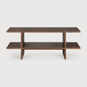 Teak Brown Kabuki Side Table