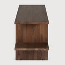 Teak Brown Kabuki Side Table