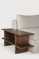 Teak Brown Kabuki Side Table