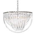 Lucite Loop Chandelier Murano