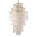Champagne Leaf Dolce Chandelier 37.75" by Corbett Lighting