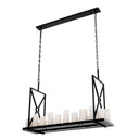 Black Candle Chandelier Commodore