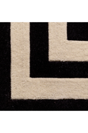 Black Wool Carpet Celeste