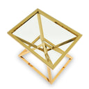 Gold Side Table Connor