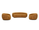 Andrew - Modern Orange Fabric Sofa Set