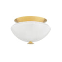 Aged Brass Pawtucket Flush Mount 15" by Hudson Valley