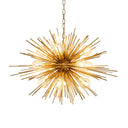 Brass Starburst Chandelier Boivin