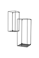 Vintage Wall Rack Set (2) Deco