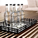Black Glass Display Tray Giacomo