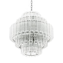 Cascading Bevelled Glass Chandelier Vittoria
