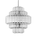 Cascading Bevelled Glass Chandelier Vittoria