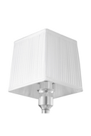 White Pleated Wall Lamp Ellington