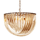 Lucite Loop Chandelier Murano