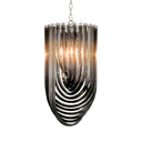 Lucite Loop Chandelier Murano