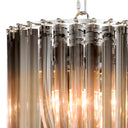 Lucite Loop Chandelier Murano