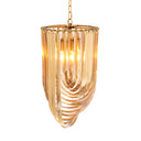 Lucite Loop Chandelier Murano