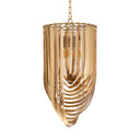 Lucite Loop Chandelier Murano