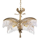 Golden Art Deco Chandelier Hildebrandt