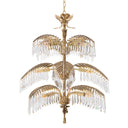 Golden Art Deco Chandelier Hildebrandt