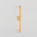 Aged Brass Tottenville Wall Sconce 4.25" x 27" by Hudson Valley, view 3