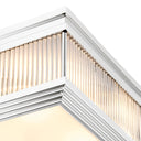 Square Glass Ceiling Lamp Marly