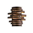 Bronze Leaf Vertigo Chandelier 45" by Corbett Lighting, view 3