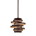 Bronze Leaf Vertigo Chandelier 45" by Corbett Lighting, view 4
