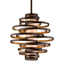 Bronze Leaf Vertigo Chandelier 45" by Corbett Lighting, view 2