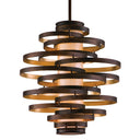 Bronze Leaf Vertigo Pendant 9.5" by Corbett Lighting, view 6