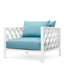 Metal Outdoor Armchair Ocean Club