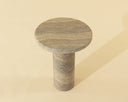 Bastion End Table - Travertine Look by Matho Sun, view 2