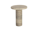 Bastion End Table - Travertine Look by Matho Sun, view 5