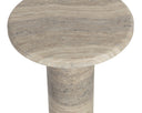 Bastion End Table - Travertine Look by Matho Sun, view 7