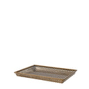 Antique Brass Rectangular Tray Sirenuse
