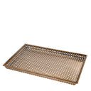 Antique Brass Rectangular Tray Sirenuse