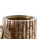 Vintage Brass Bamboo Box