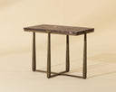 Cowell Side Table - Maroon Lavante Marble by Matho Sun