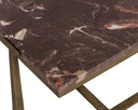 Cowell Side Table - Maroon Lavante Marble by Matho Sun, view 9