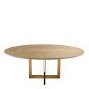 Oval Oak Dining Table Melchior