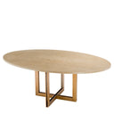 Oval Oak Dining Table Melchior