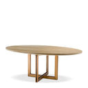 Oval Oak Dining Table Melchior