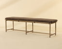 Zancor Bench - Antique Brass by Matho Sun