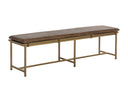 Zancor Bench - Antique Brass by Matho Sun, view 6