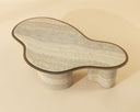 Isola Coffee Table - Travertine Look by Matho Sun, view 3