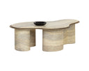 Isola Coffee Table - Travertine Look by Matho Sun, view 5