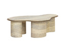 Isola Coffee Table - Travertine Look by Matho Sun, view 6