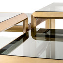 Brass Coffee Table Set (4) Callum