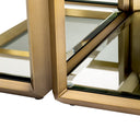Brass Coffee Table Set (4) Callum