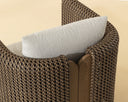 Altea Lounge Chair - Brown by Matho Sun, view 3