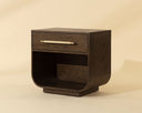 Mocha Brown Nightstand Tarrant by Matho Sun
